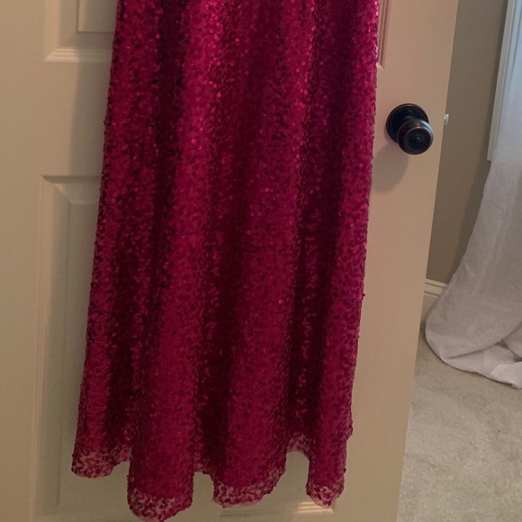 Prom/Homecoming/Formal Pink Sequin Dress - Picture 2 of 4